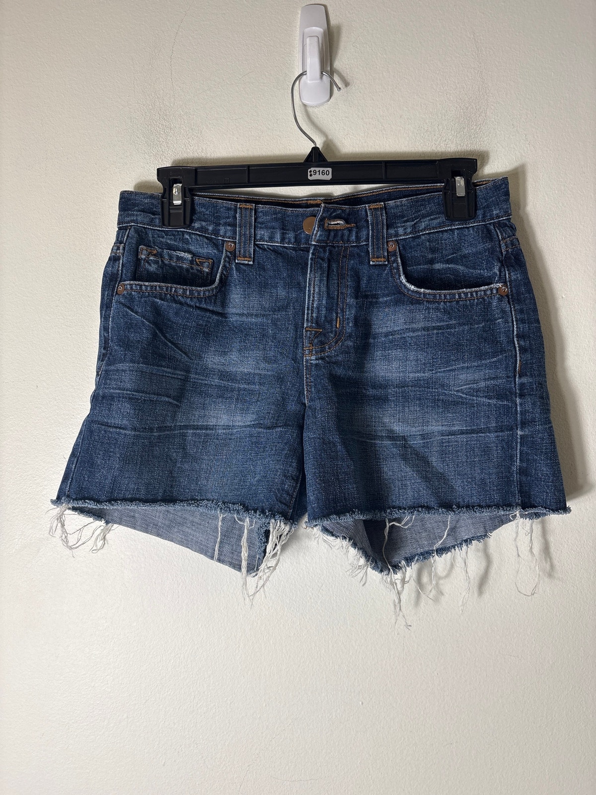 J Brand Blue Jean Denim Cut Offs Sz 26